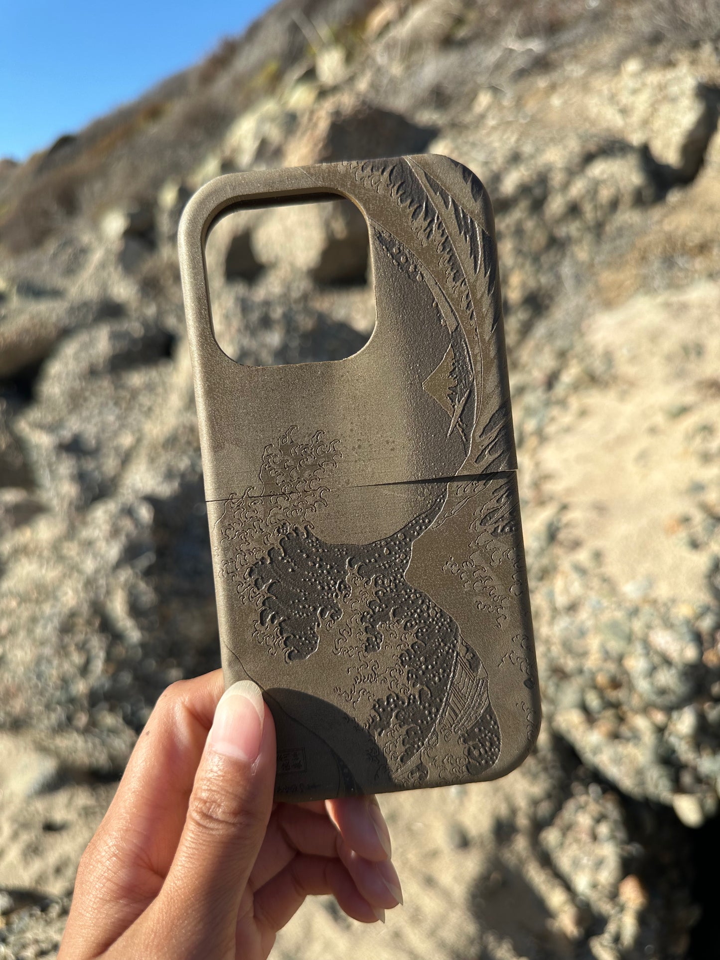 iPhone H-Case Dark Walnut Wood